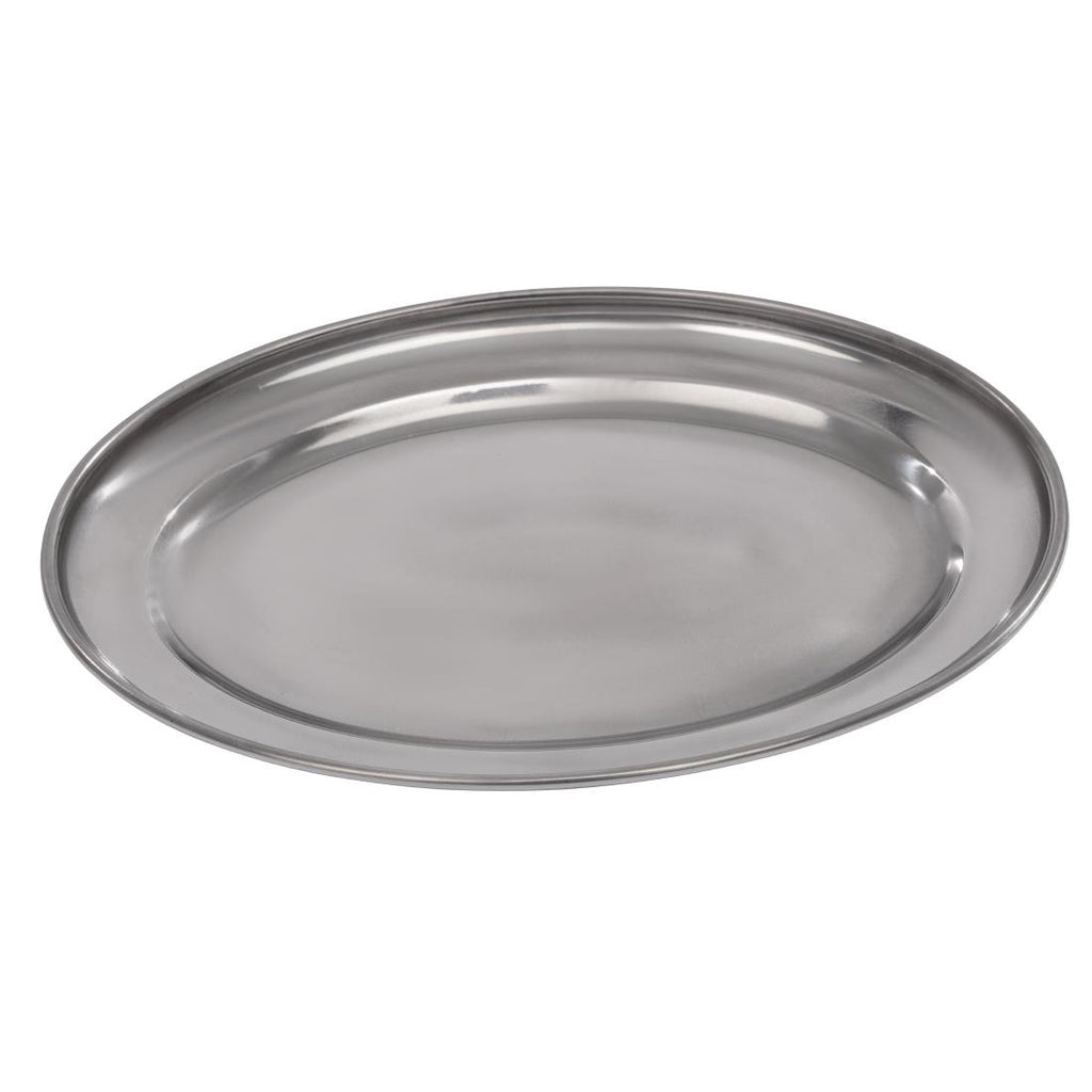 Olympia Stainless Steel Oval Serving Tray 200mm K360