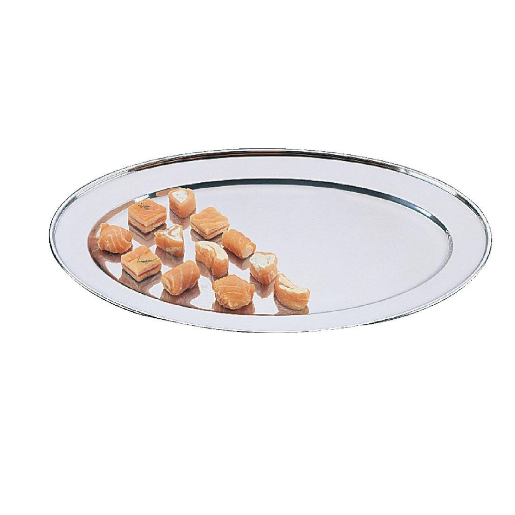 Olympia Stainless Steel Oval Serving Tray 200mm K360