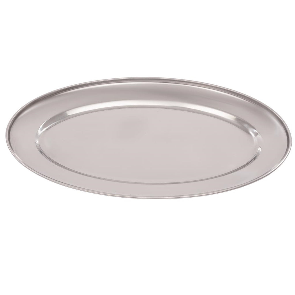 Olympia Stainless Steel Oval Serving Tray 350mm K364