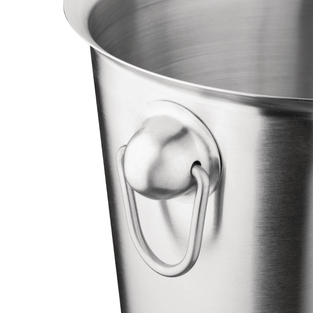 Olympia Brushed Stainless Steel Wine and Champagne Bucket K406