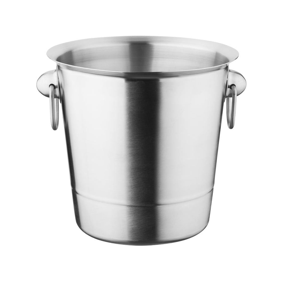 Olympia Brushed Stainless Steel Wine and Champagne Bucket K406