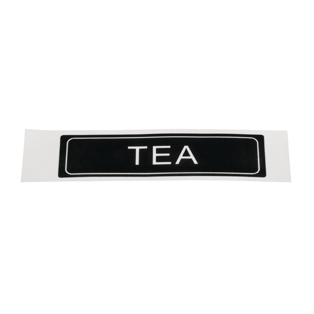 Adhesive Airpot Label - Tea K702