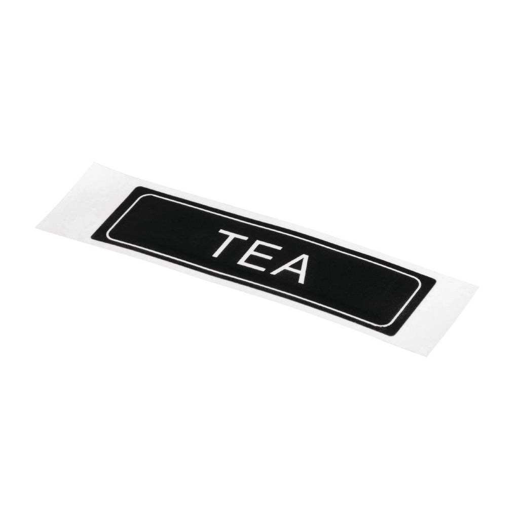 Adhesive Airpot Label - Tea K702