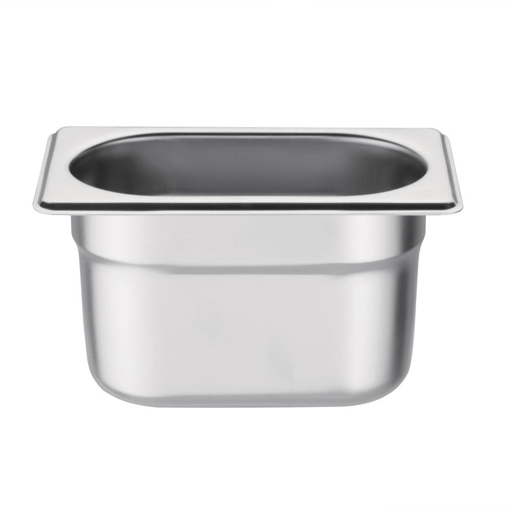 Vogue Stainless Steel 1/9 Gastronorm Pan 100mm K825