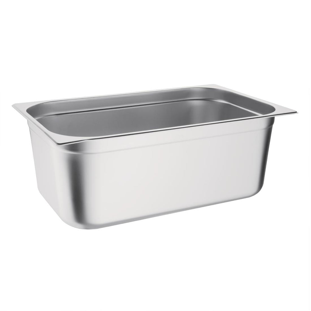 Vogue Stainless Steel 1/1 Gastronorm Pan 200mm K918
