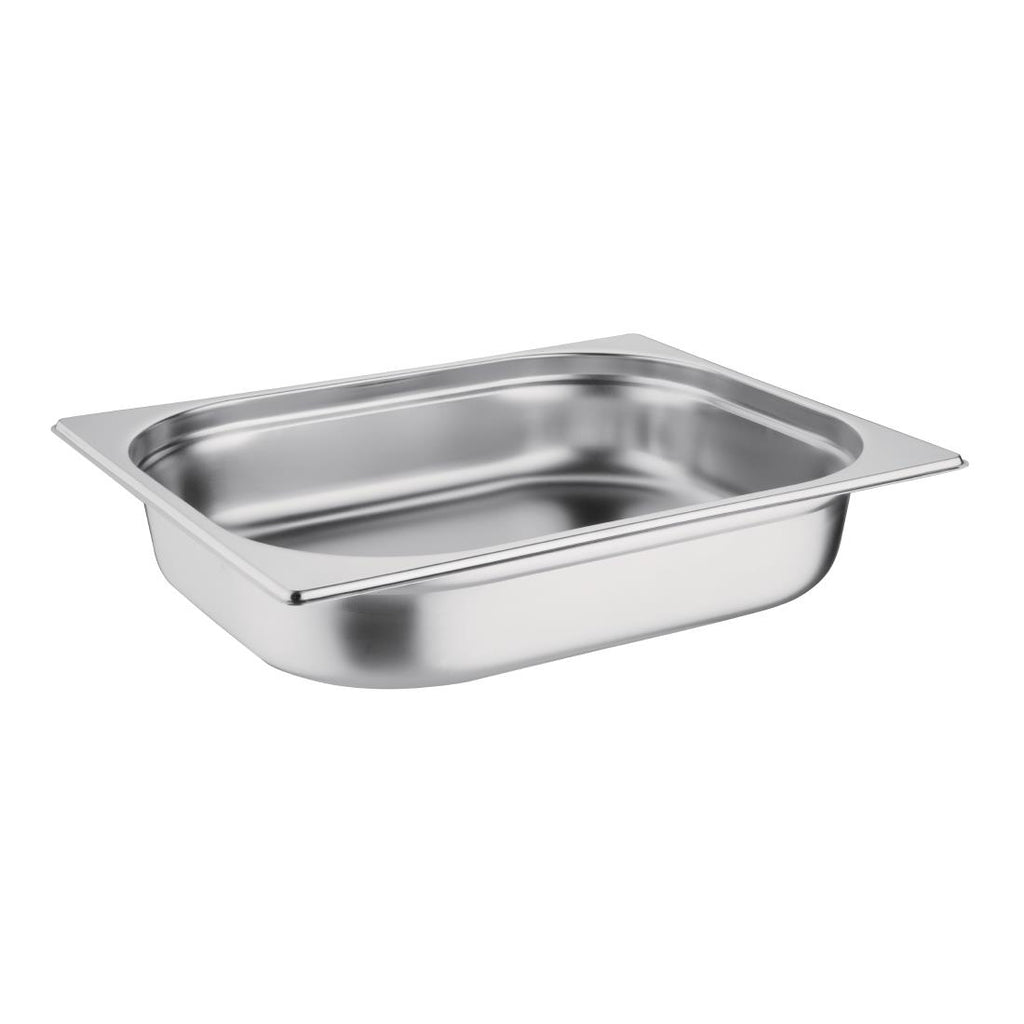 Vogue Stainless Steel 1/2 Gastronorm Pan 65mm K927