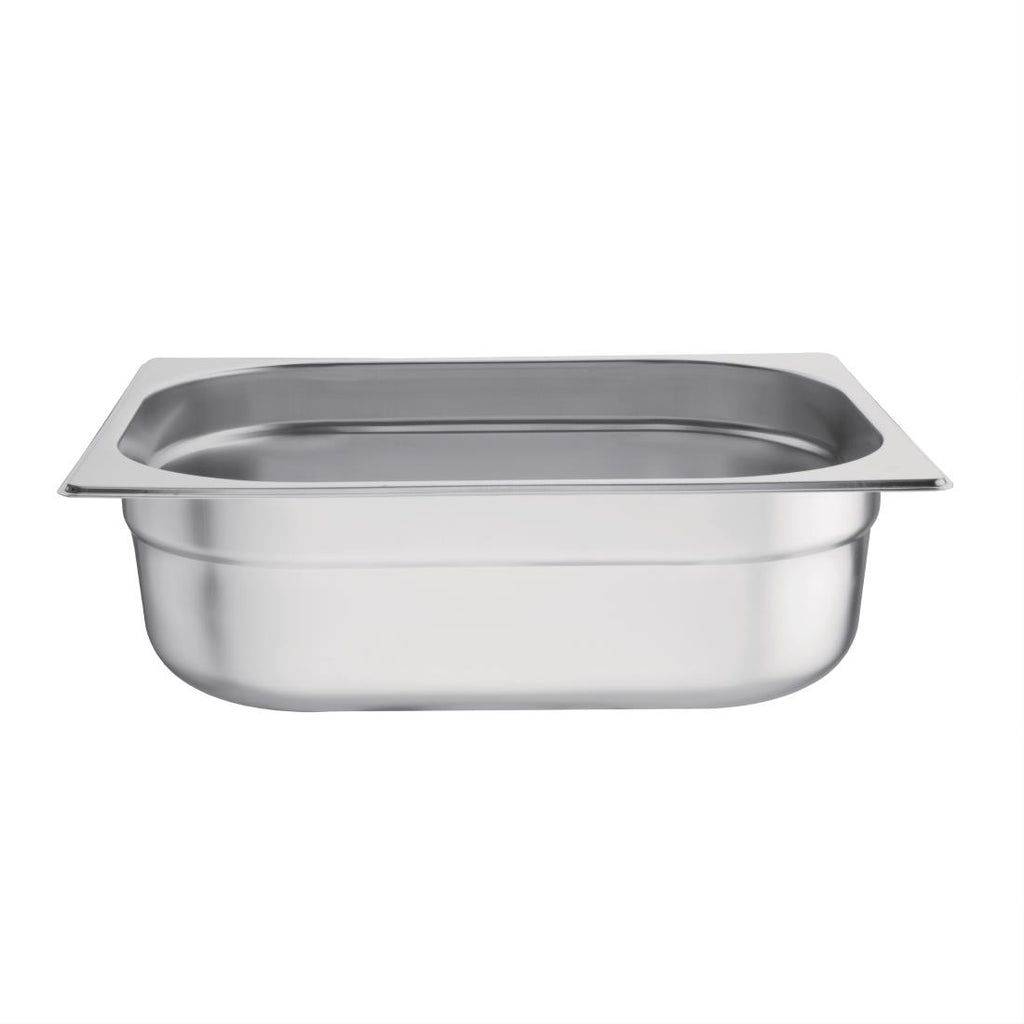 Vogue Stainless Steel 1/2 Gastronorm Pan 100mm K928