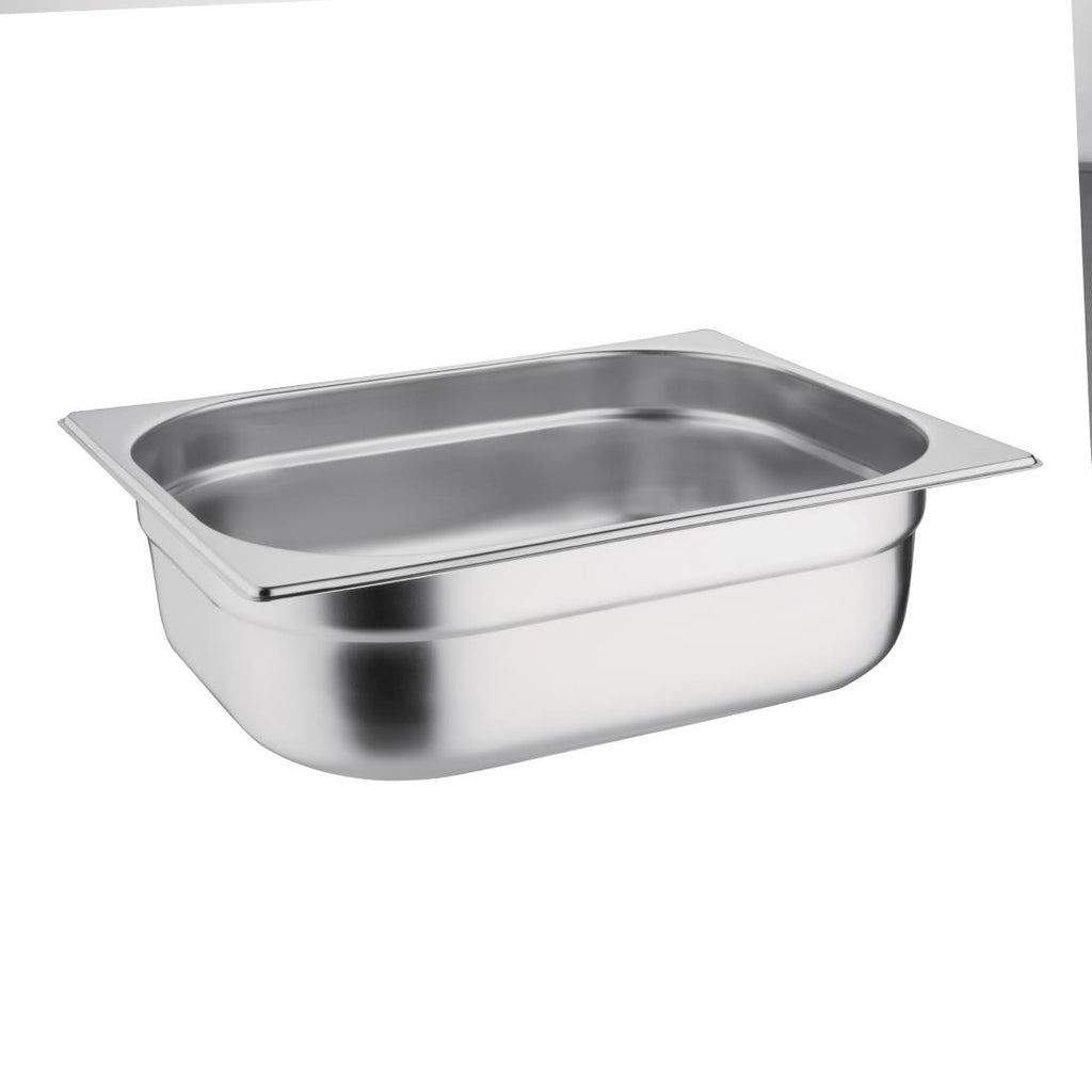 Vogue Stainless Steel 1/2 Gastronorm Pan 100mm K928