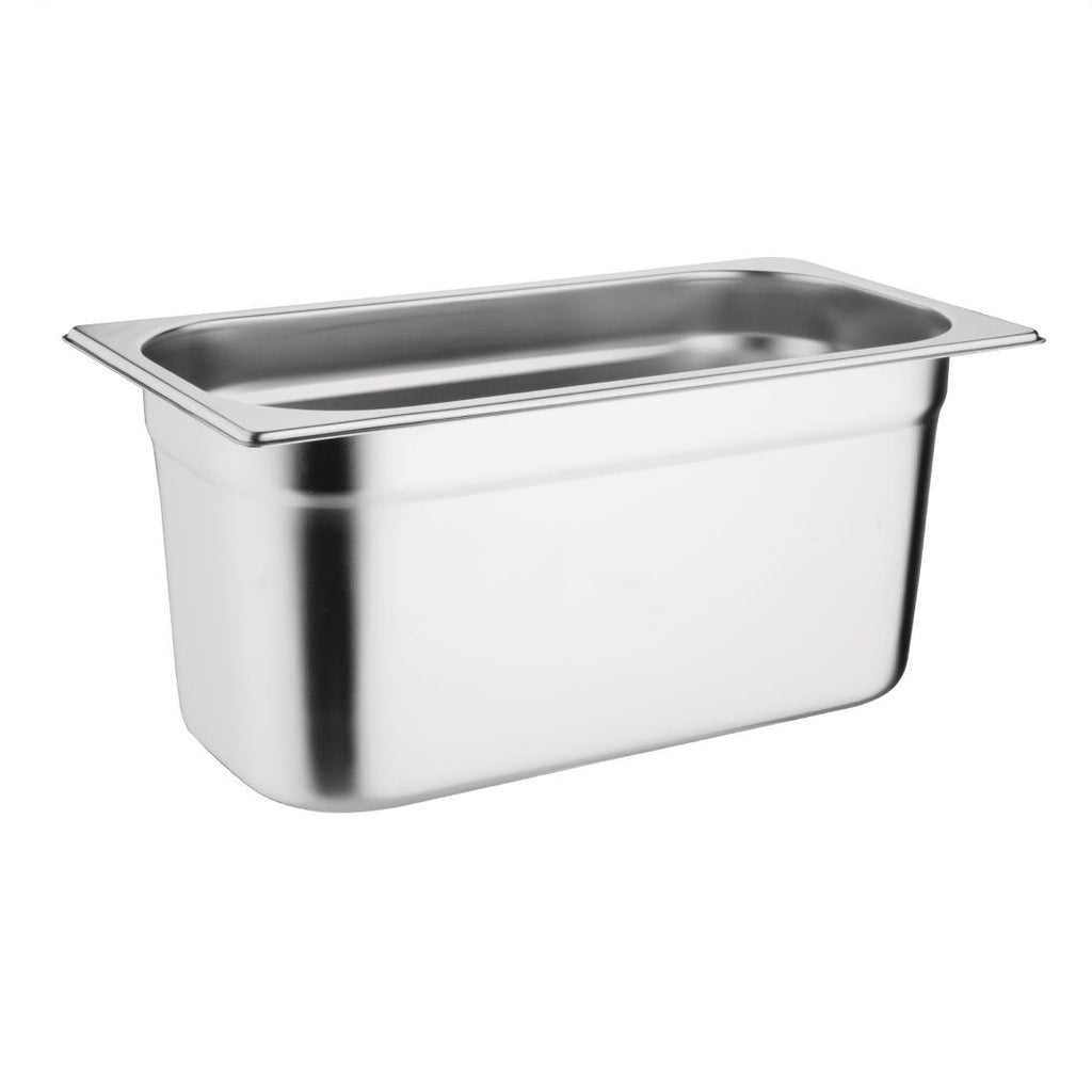 Vogue Stainless Steel 1/3 Gastronorm Pan 150mm K934