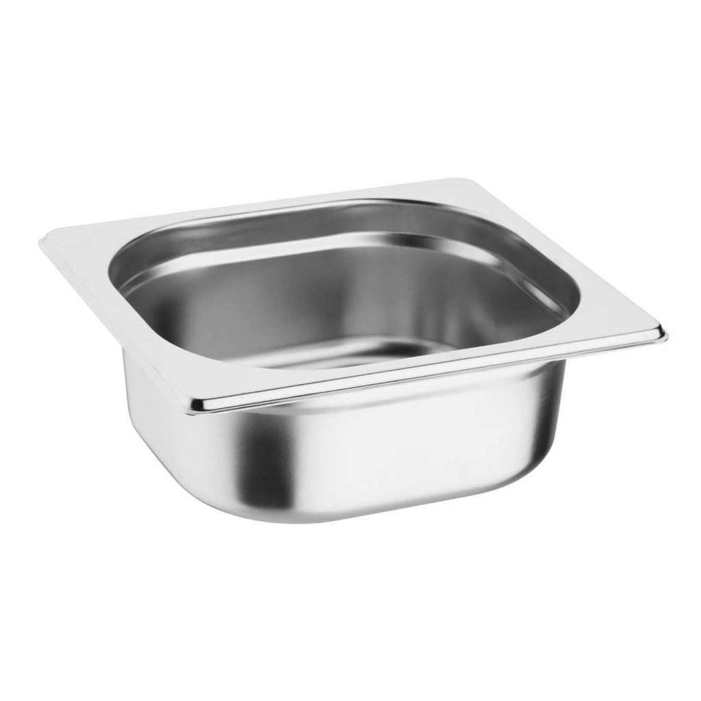 Vogue Stainless Steel 1/6 Gastronorm Pan 65mm K985