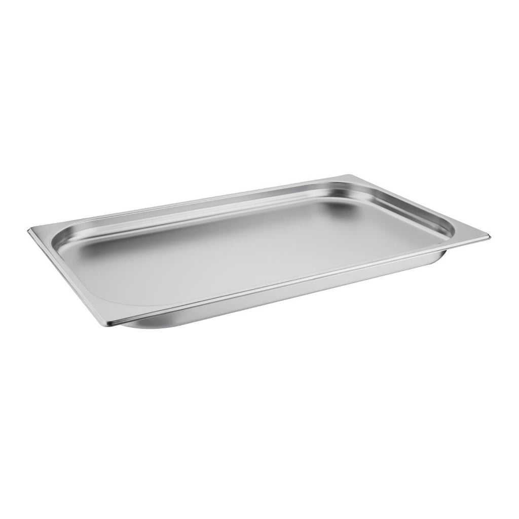 Vogue Stainless Steel 1/1 Gastronorm Pan 20mm K998