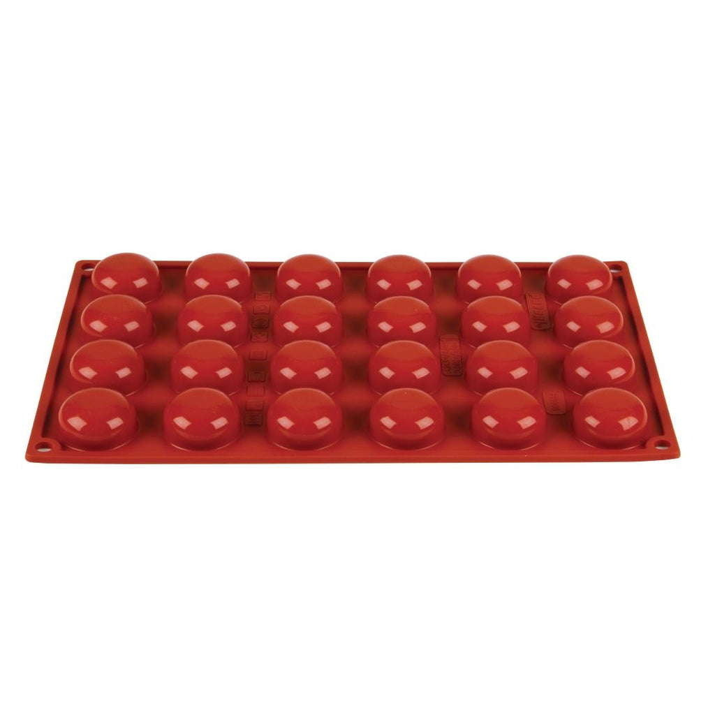 Pavoni Formaflex Silicone Pomponette Mould 24 Cup N940