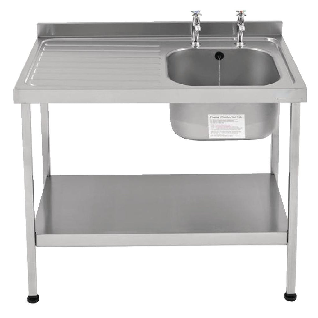 Franke Sissons Self Assembly Stainless Steel Sink Left Hand Drainer 1200x600mm P364