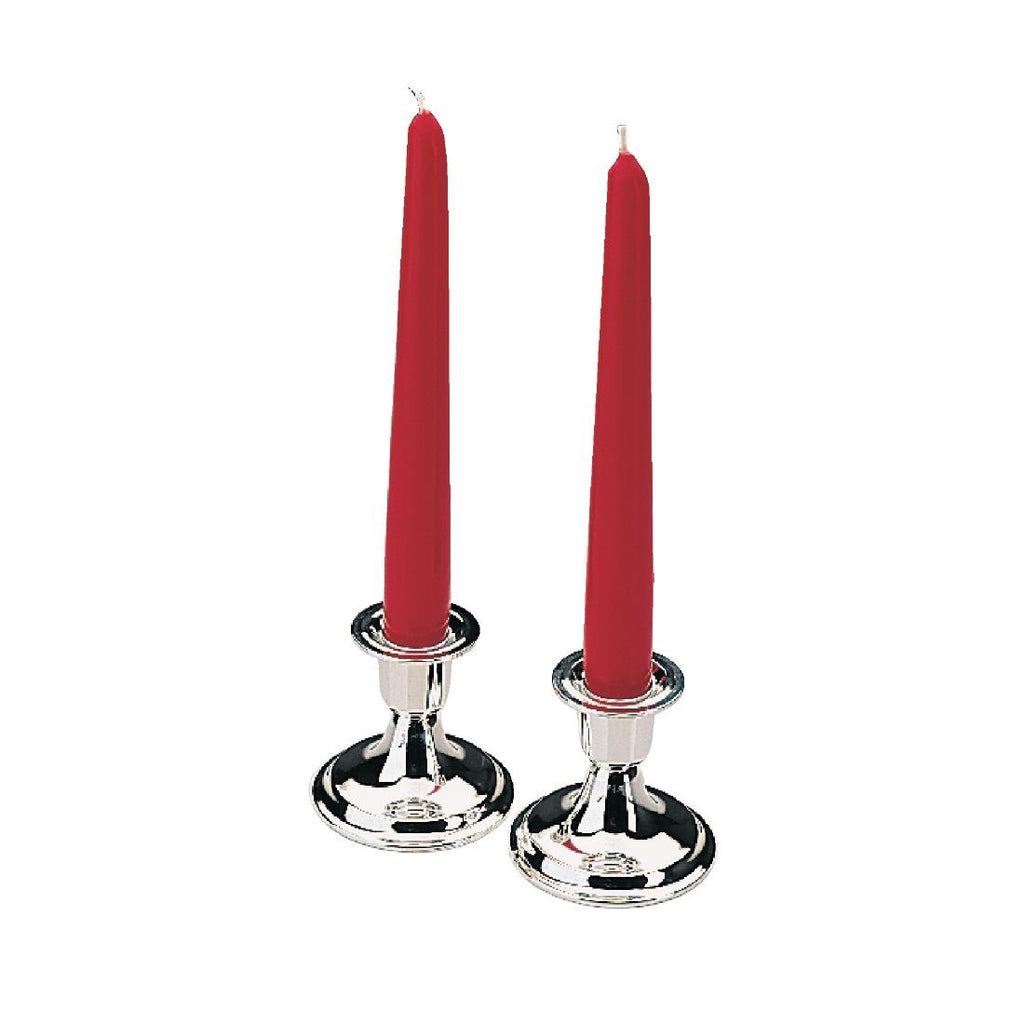 Silver Plated Candlestick Holders (Pack of 2) P907