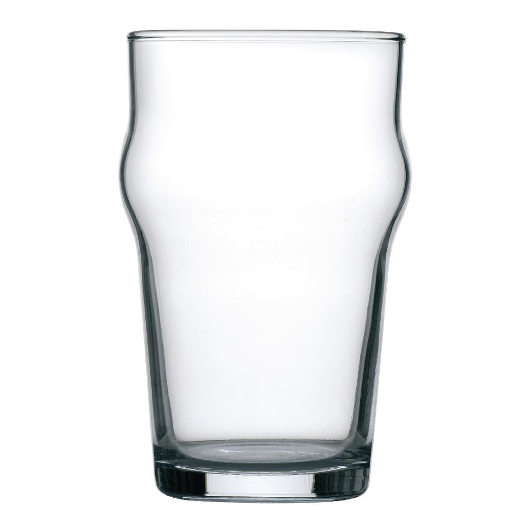 Arcoroc Nonic Beer Glasses 285ml CE Marked (Pack of 48) S051