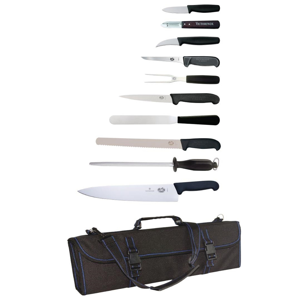 Victorinox 11 Piece Knife Set with Wallet S853