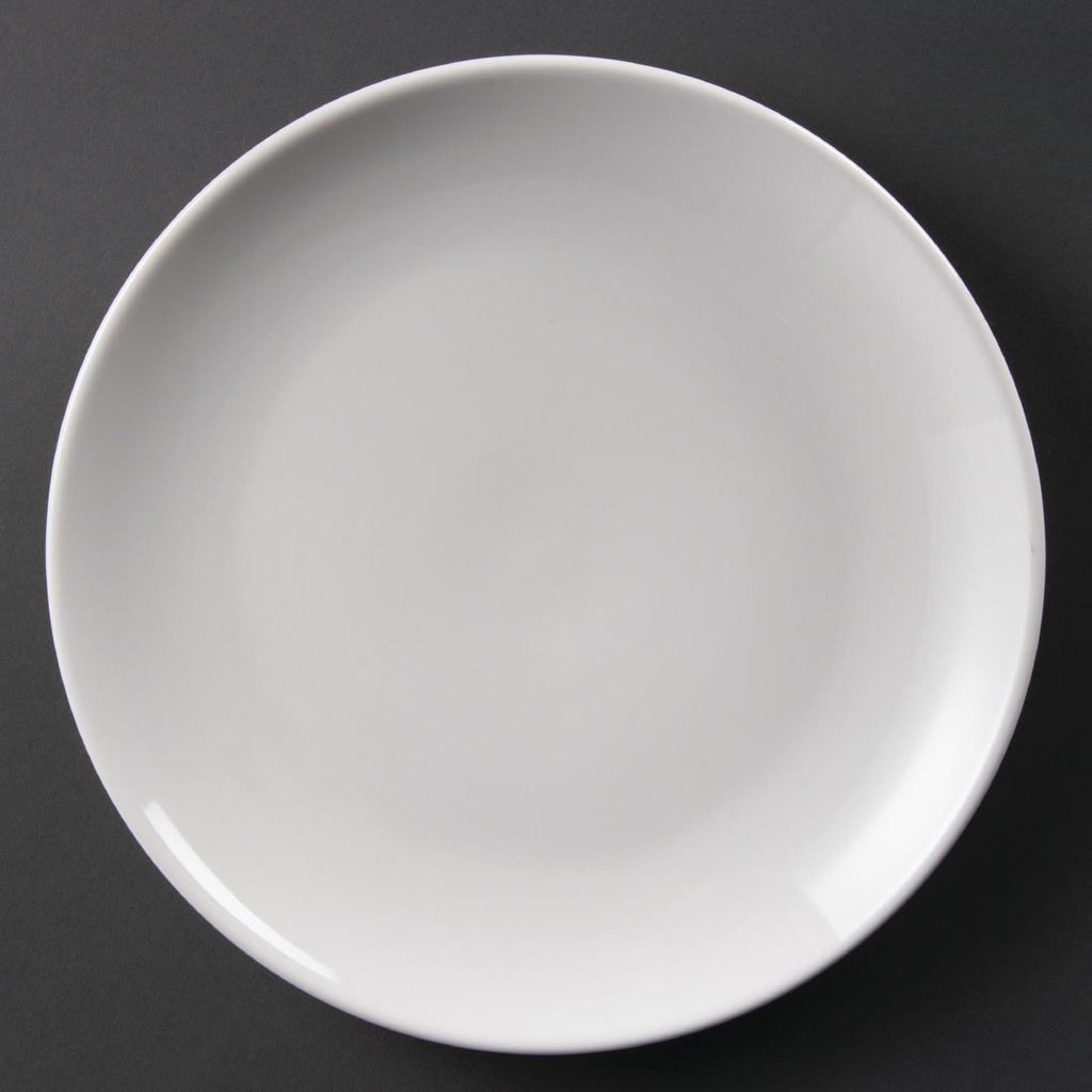 Olympia Whiteware Coupe Plates 250mm (Pack of 12) U079
