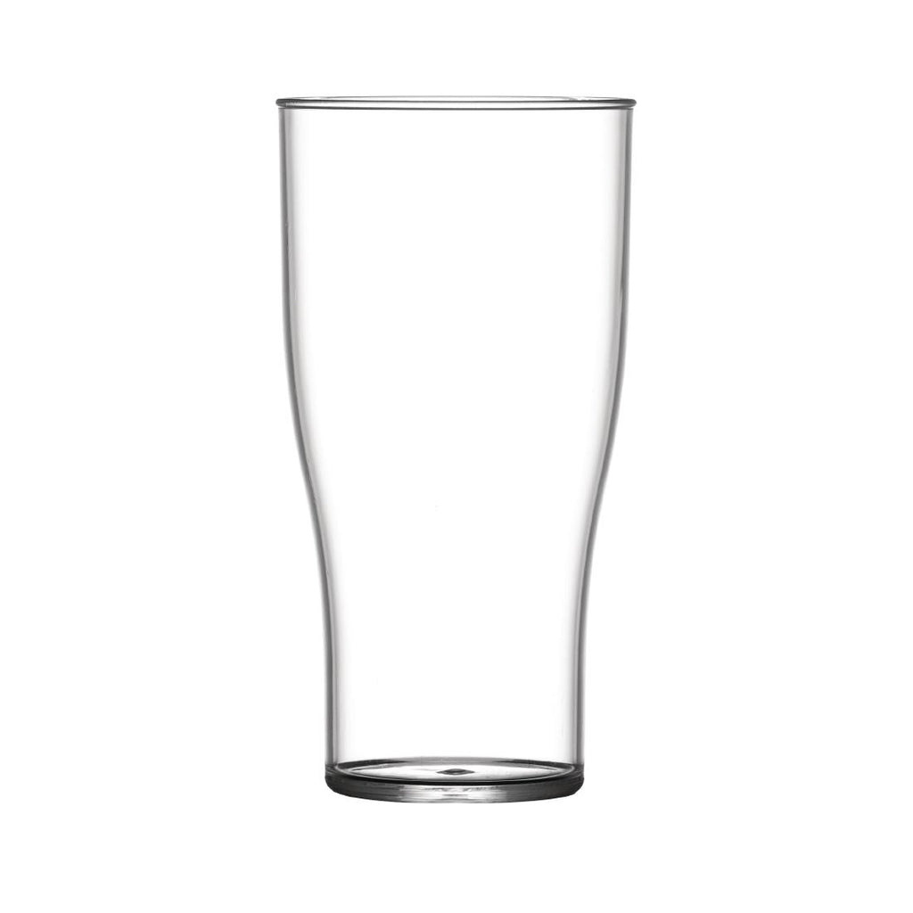 BBP Polycarbonate Nucleated Half Pint Glasses  CE Marked (Pack of 48) U402