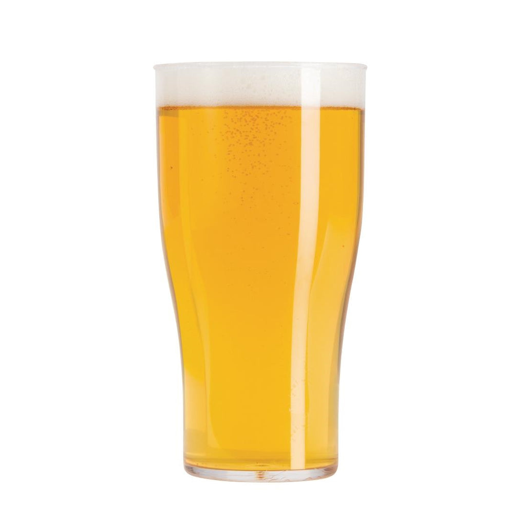 BBP Polycarbonate Nucleated Pint Glasses CE Marked (Pack of 48) U403
