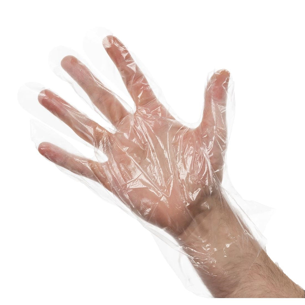 Disposable Powder-Free Polyethylene Gloves Clear (Pack of 100) U601