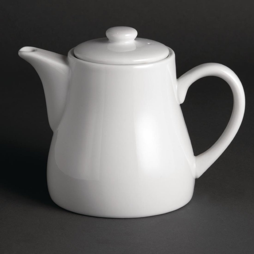 Olympia Whiteware Teapots 795ml (Pack of 4) U823