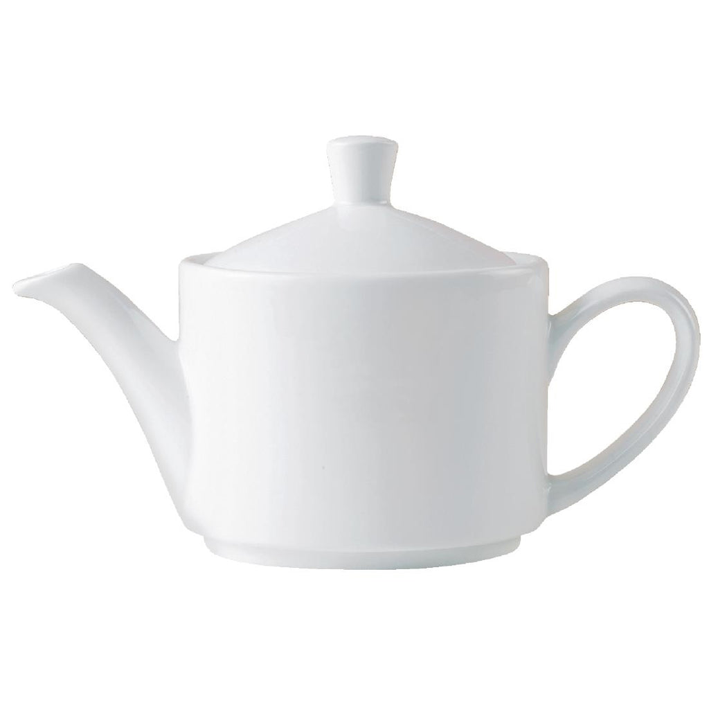 Replacement Lids For Steelite Monaco White Vogue 412ml Teapots (Pack of 12) V7433