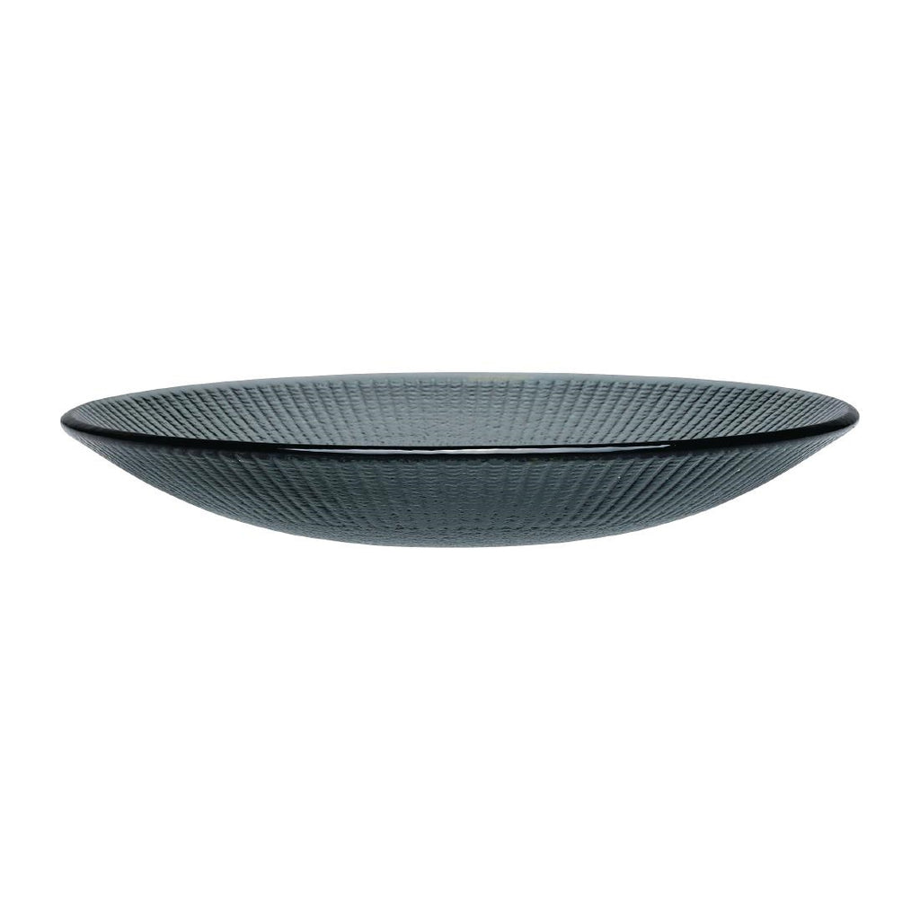 Steelite Willow Glass Gourmet Deep Coupe Bowls Smoked 280mm (Pack of 12) VV1000