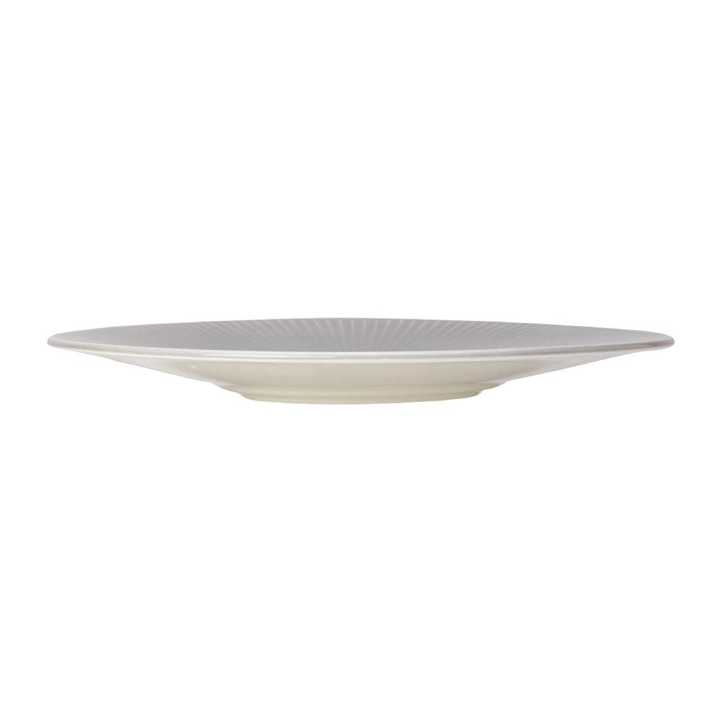 Steelite Willow Mist Gourmet Plates Small Well Grey 285mm (Pack of 6) VV1795