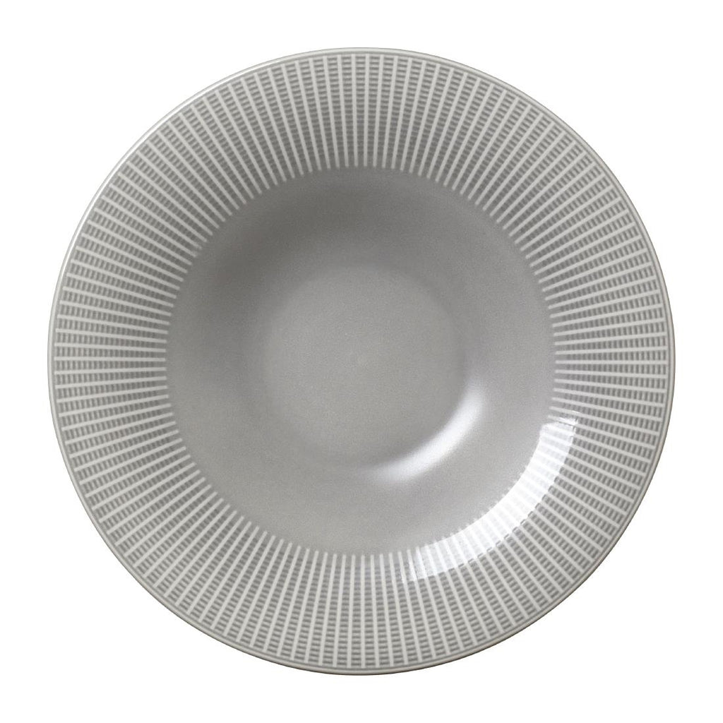 Steelite Willow Mist Gourmet Rimmed Coupe Bowls 285mm (Pack of 6) VV1797