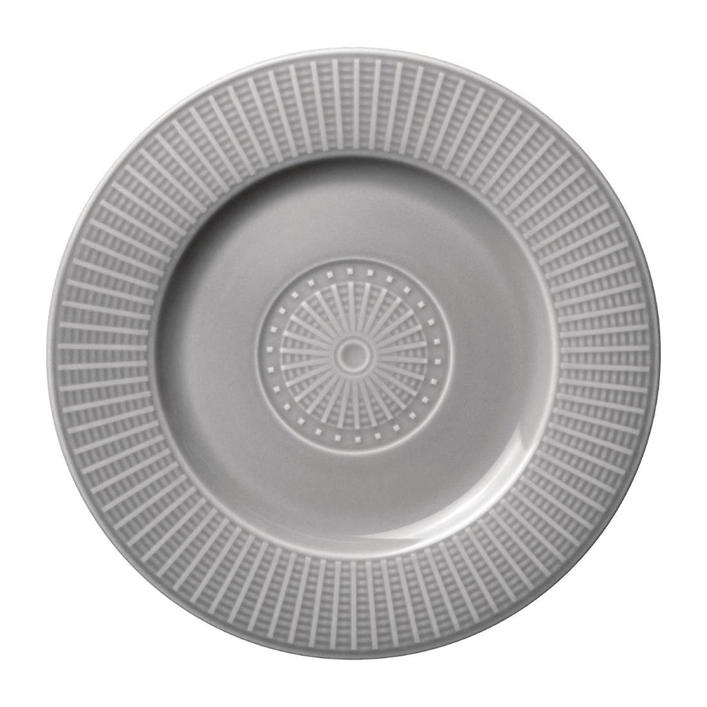 Steelite Willow Mist Gourmet Accent Plates Grey 185mm (Pack of 12) VV1800
