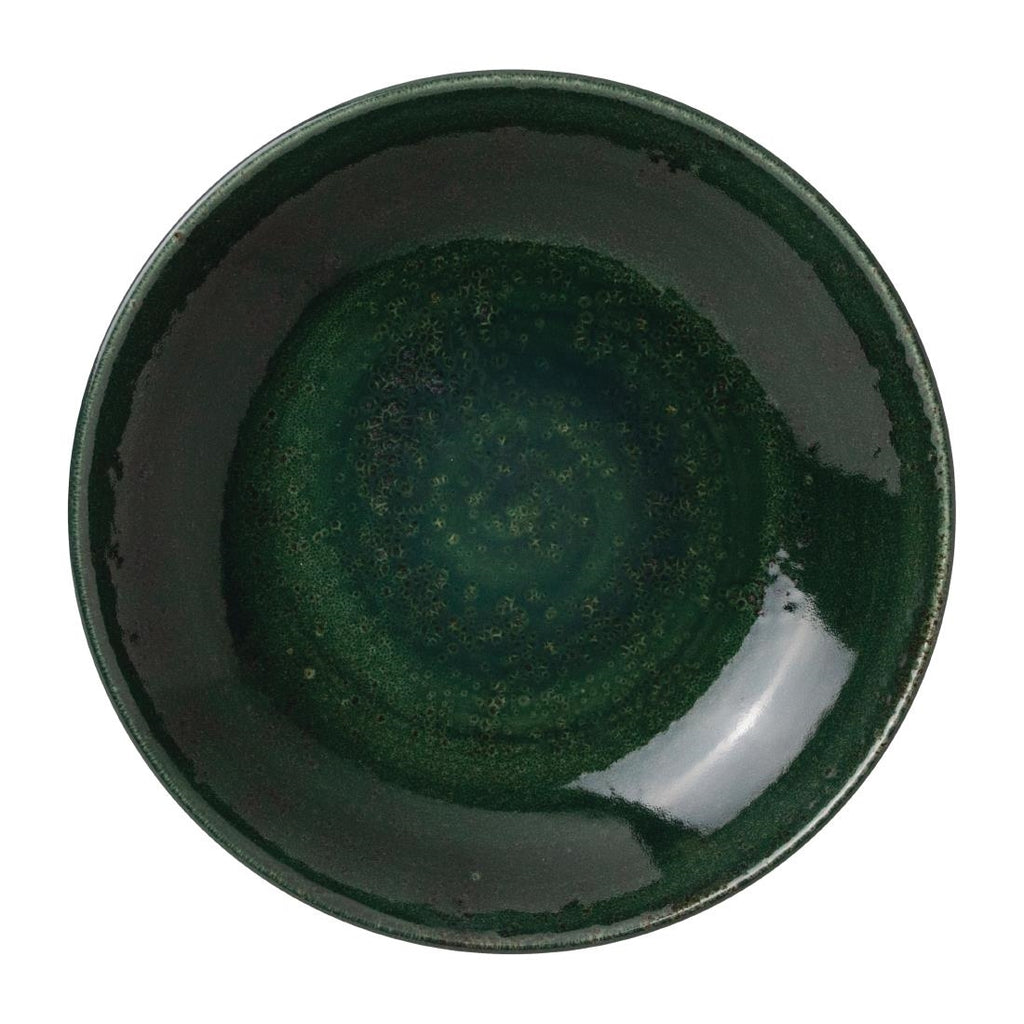Steelite Vesuvius Coupe Bowls Burnt Emerald 290mm (Pack of 12) VV1854