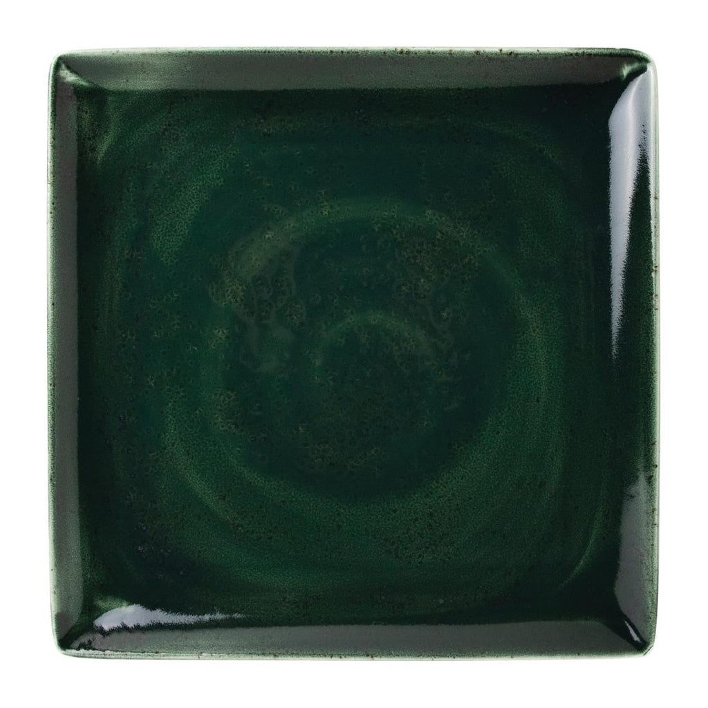 Steelite Vesuvius Square One Burnt Emerald 270 x 270mm (Pack of 12) VV1858