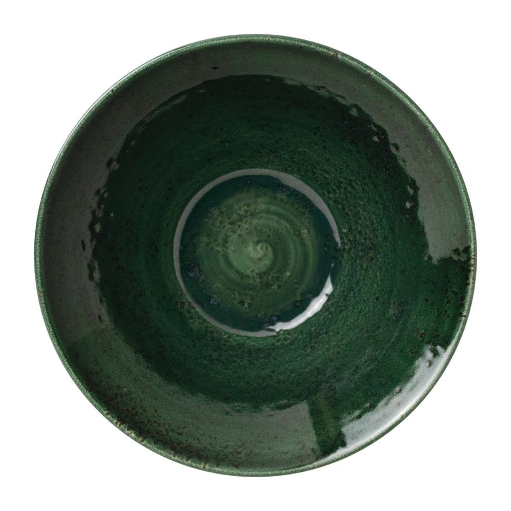 Steelite Vesuvius Essence Bowls Burnt Emerald 203mm (Pack of 12) VV1860