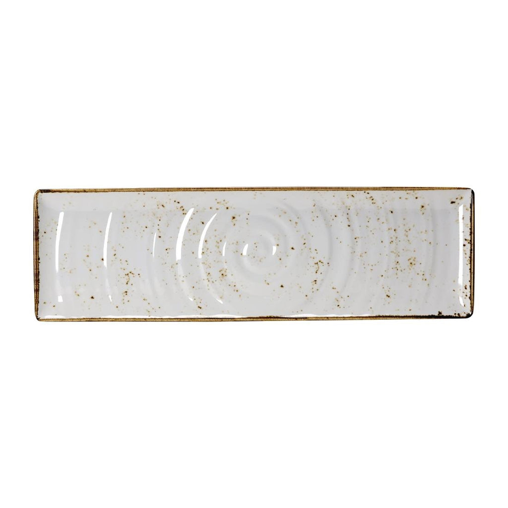 Steelite Craft Melamine Rectangular Platter White GN 2/4 VV460