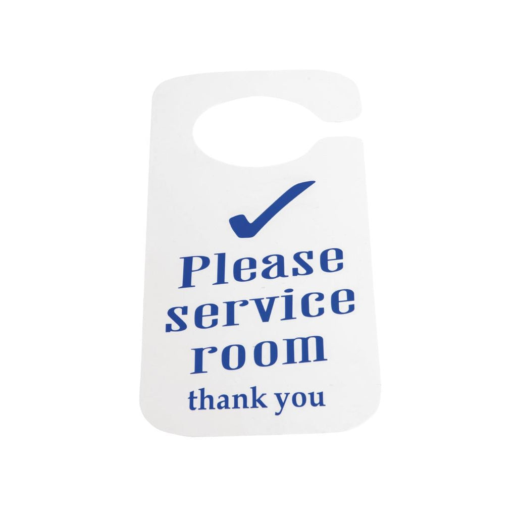 Do Not Disturb and Please Service Room Sign (Pack of 10) W346