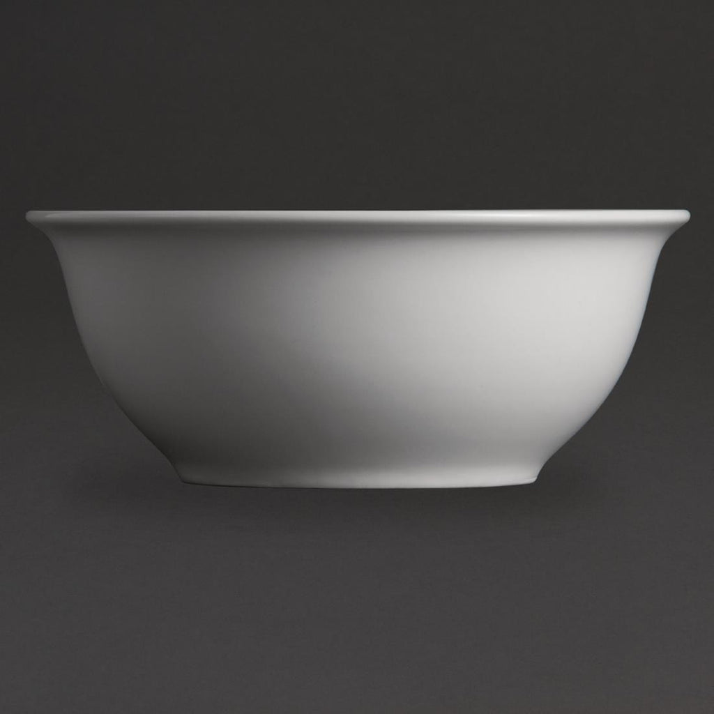 Olympia Whiteware Salad Bowls 175mm (Pack of 6) W408
