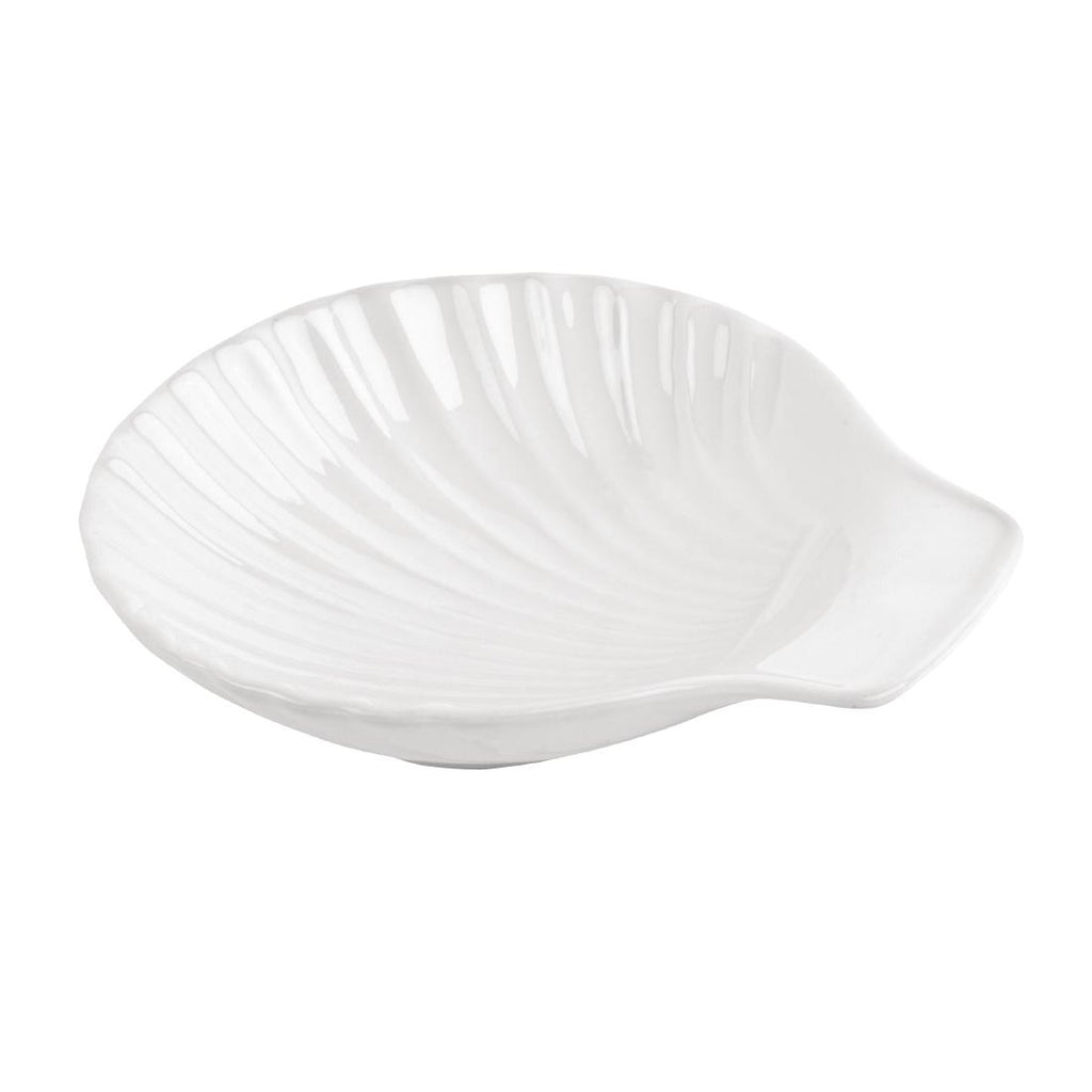 Olympia Scallop Shell Dishes 130mm (Pack of 6) W420