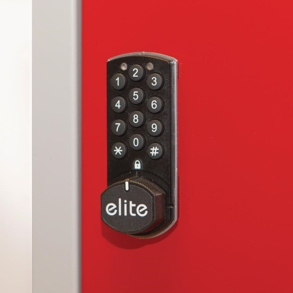 Elite Four Door Electronic Combination Locker Green W987-EL