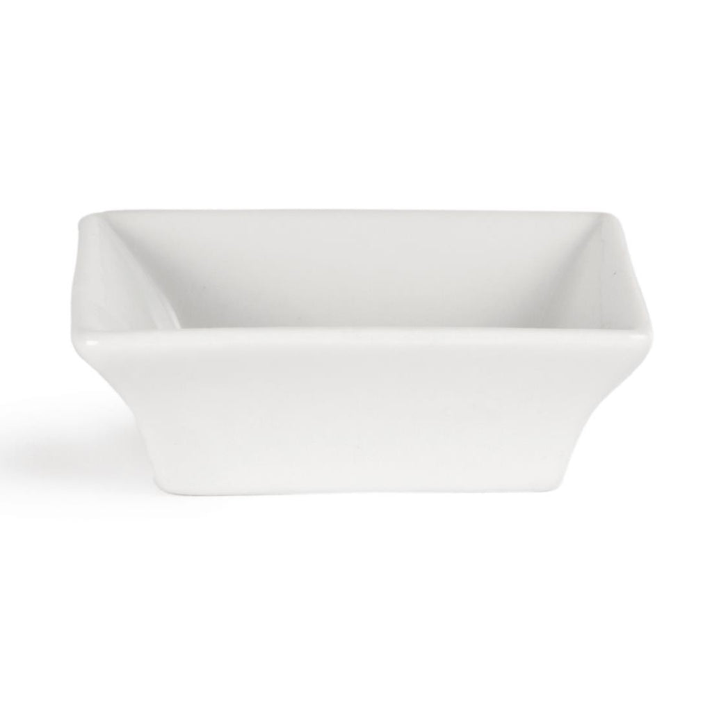Olympia Miniature Square Dishes 75mm (Pack of 12) Y136