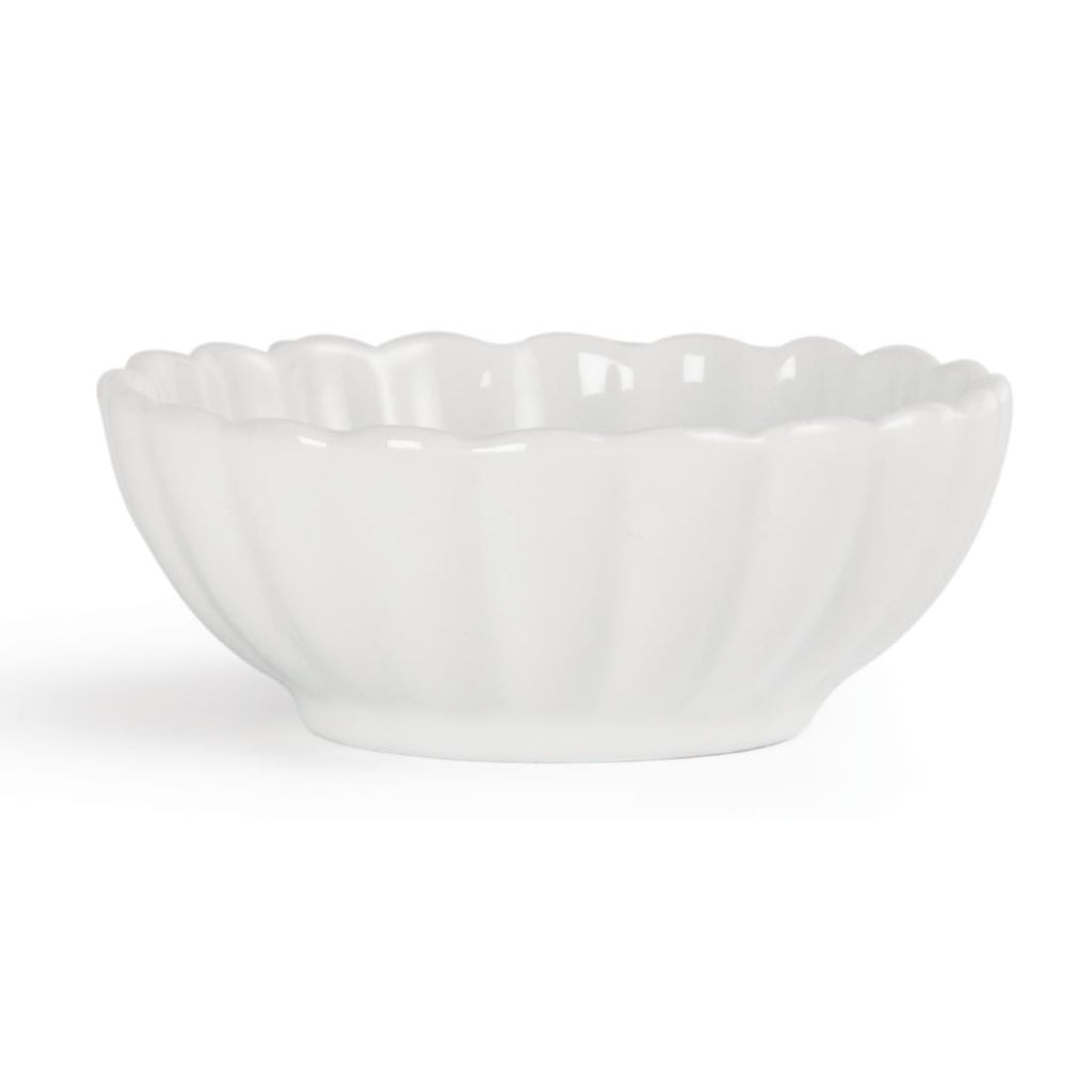 Olympia Ribbed Miniature Dishes 80mm (Pack of 12) Y138