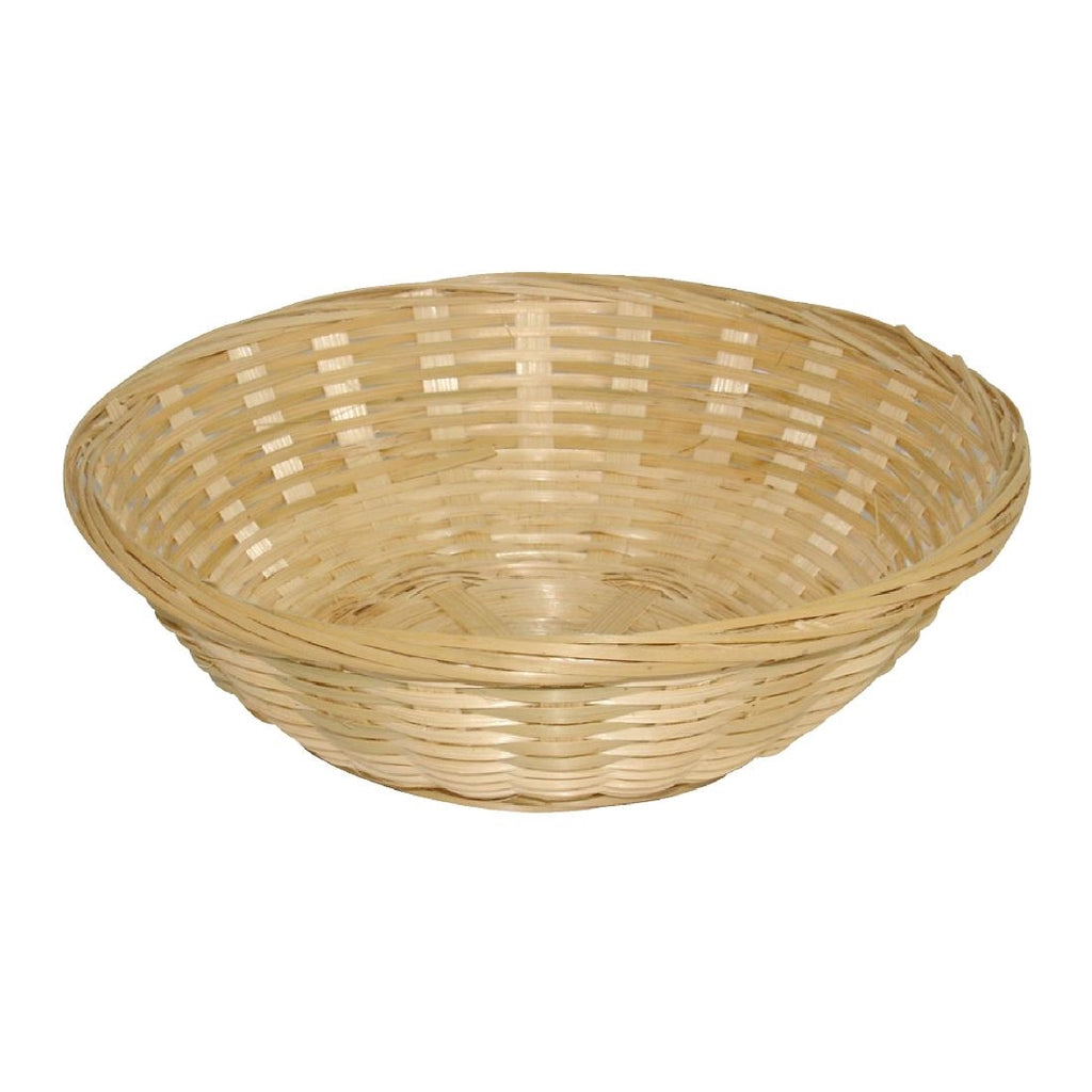 Wicker Round Bread Basket (Pack of 6) Y570