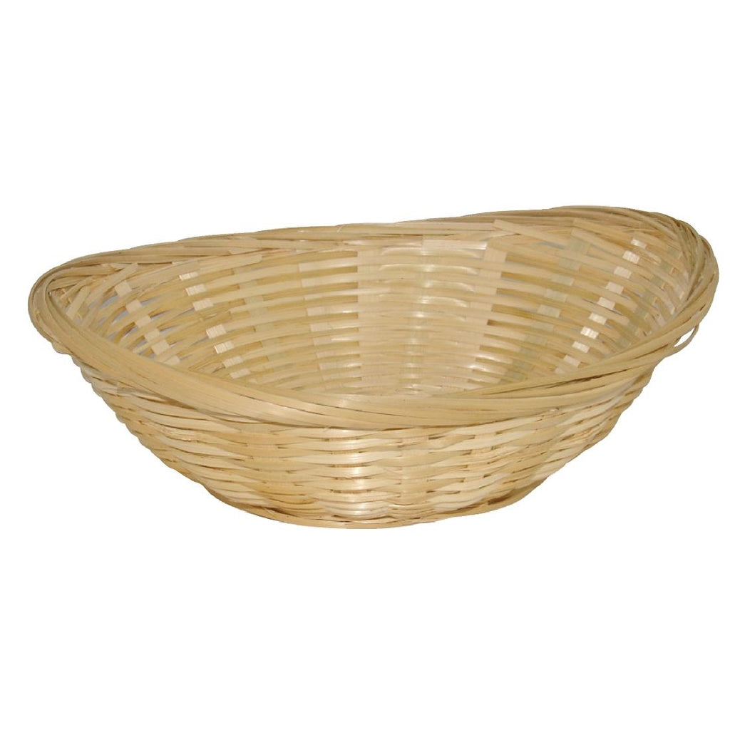 Wicker Oval Bread Basket (Pack of 6) Y571